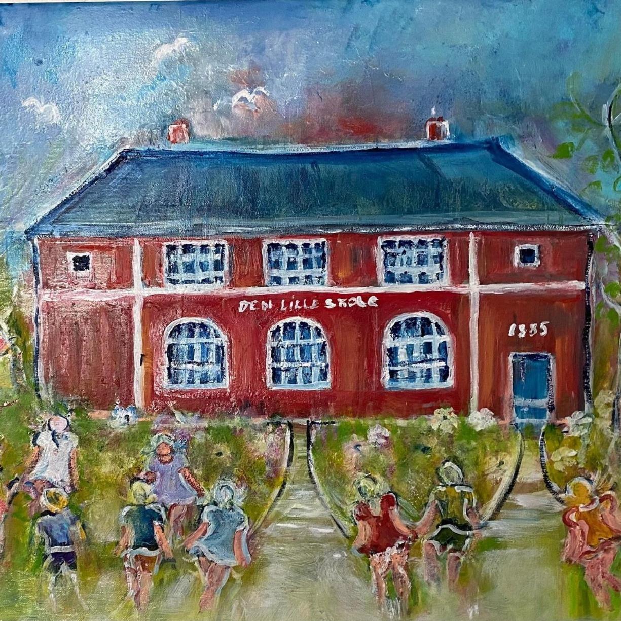 Den Lille Skole - Ferie Pa Aero I Marstal By - Vaerelser Hotel Exterior photo